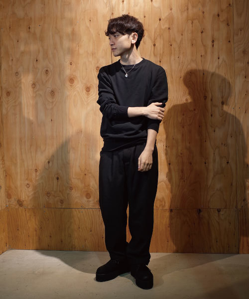 rovtski（ロフトスキー）の「裏毛無地クルーネックトレーナー/1K15060701（スウェット・メンズ・ダークグリーン/ホワイト/ワインレッド/オートミール/ネイビー/ブラック/ブラック系その他/カーキ/ブルー系その他/オフホワイト/ホワイト系その他/レッド系その他・LARGE/X-LARGE/MEDIUM）」の15枚目の写真