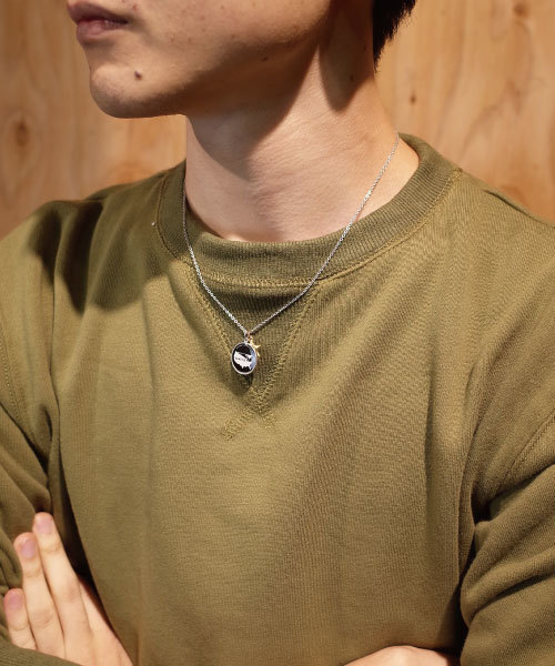 rovtski（ロフトスキー）の「裏毛無地クルーネックトレーナー/1K15060701（スウェット・メンズ・ダークグリーン/ホワイト/ワインレッド/オートミール/ネイビー/ブラック/ブラック系その他/カーキ/ブルー系その他/オフホワイト/ホワイト系その他/レッド系その他・LARGE/X-LARGE/MEDIUM）」の20枚目の写真