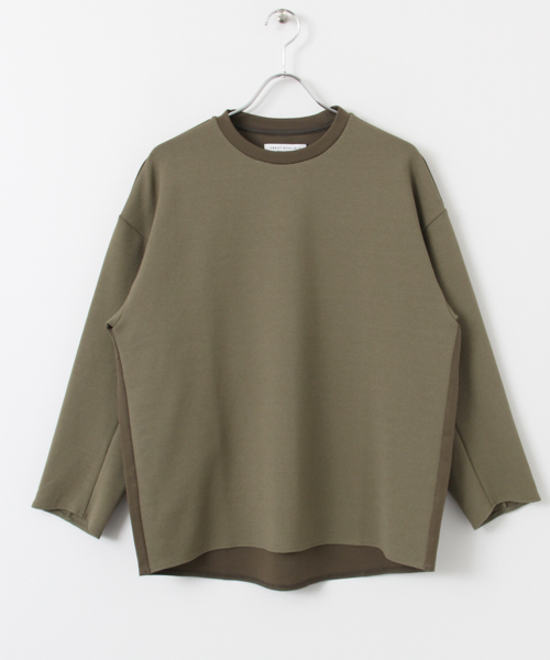 URBAN RESEARCH（アーバンリサーチ）の「UR ベアミラノリブコンビC/Nカットソー（Tシャツ/カットソー・メンズ・ブラウン/グレー/カーキ/ブラック・MEDIUM/LARGE）」の11枚目の写真