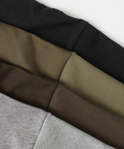URBAN RESEARCH（アーバンリサーチ）の「UR ベアミラノリブコンビC/Nカットソー（Tシャツ/カットソー・メンズ・ブラウン/グレー/カーキ/ブラック・MEDIUM/LARGE）」の10枚目の写真