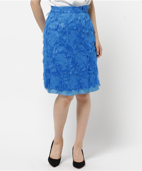 CARVEN（カルヴェン）の「GLUNGE FRINGE SKIRT（スカート）」 - WEAR