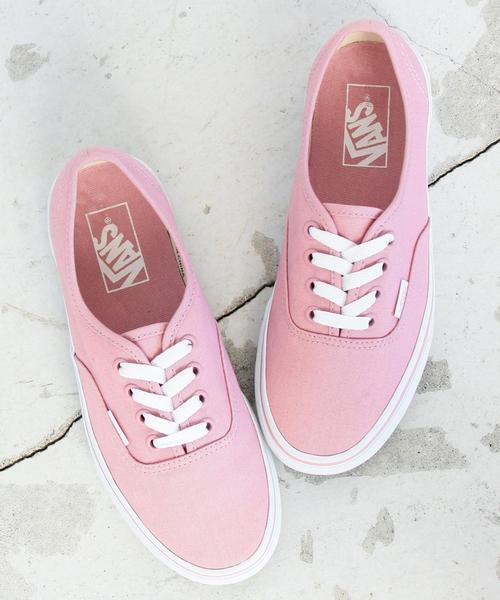 BEAUTY&YOUTH UNITED ARROWS(ビューティーアンドユースユナイテッドアローズ)の「【国内exclusive】<VANS(バンズ)>∴ AUTHENTIC パステル/スニーカー ◆(スニーカー・レディース・ライトピンク/ライム・4h/5/6/6h/5h)」の5枚目の写真
