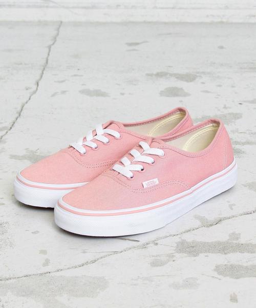 BEAUTY&YOUTH UNITED ARROWS(ビューティーアンドユースユナイテッドアローズ)の「【国内exclusive】<VANS(バンズ)>∴ AUTHENTIC パステル/スニーカー ◆(スニーカー・レディース・ライトピンク/ライム・4h/5/6/6h/5h)」の7枚目の写真