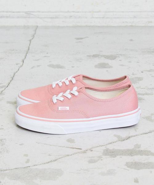 BEAUTY&YOUTH UNITED ARROWS(ビューティーアンドユースユナイテッドアローズ)の「【国内exclusive】<VANS(バンズ)>∴ AUTHENTIC パステル/スニーカー ◆(スニーカー・レディース・ライトピンク/ライム・4h/5/6/6h/5h)」の8枚目の写真