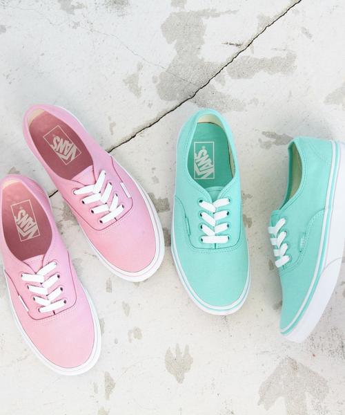 BEAUTY&YOUTH UNITED ARROWS(ビューティーアンドユースユナイテッドアローズ)の「【国内exclusive】<VANS(バンズ)>∴ AUTHENTIC パステル/スニーカー ◆(スニーカー・レディース・ライトピンク/ライム・4h/5/6/6h/5h)」の16枚目の写真