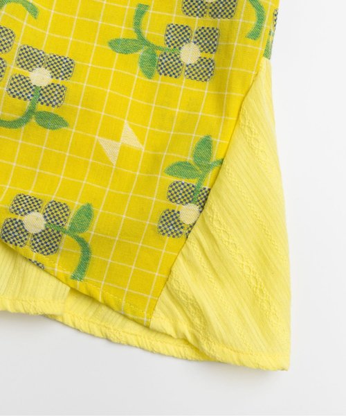 Petit jam（プチジャム）の「お花のジャガードチュニック（チュニック・キッズ・イエロー/レッド・90/95/100/120/80/130/110）」の10枚目の写真