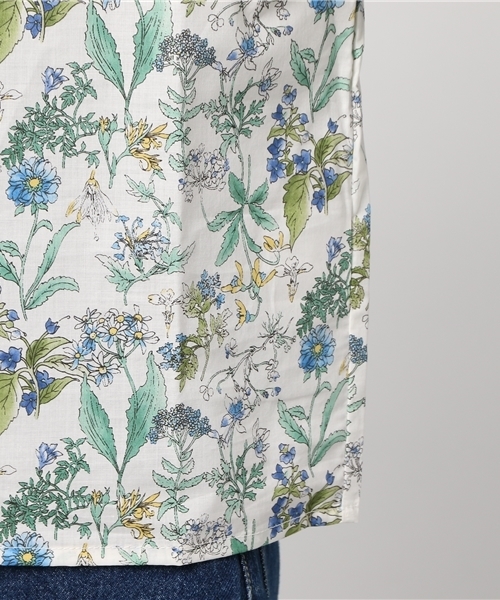 LBC（エルビーシー）の「花柄ローンブラウス                  （シャツ/ブラウス・レディース・ブラック/グレー/ブルー・MEDIUM）」の9枚目の写真