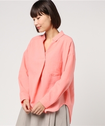 GUILD PRIME | 【GUILD PRIME】WOMENS 襟抜きプルオーバーブラウス(シャツ/ブラウス)