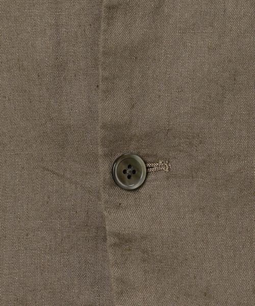green label relaxing(グリーンレーベルリラクシング)の「KC NEO LINEN ジャーディガン / ジャケット ◆(テーラードジャケット・メンズ・オリーブ/ライトブルー/ネイビー・LARGE/SMALL/X-LARGE/MEDIUM)」の18枚目の写真