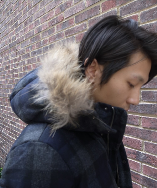 SHIPS JET BLUE（シップスジェットブルー）の「JB:ウールダウンジャケット■（ダウンジャケット/コート・メンズ・チャコールグレー/ブラウン/ネイビー/その他・SMALL/MEDIUM/LARGE/X-LARGE）」の8枚目の写真