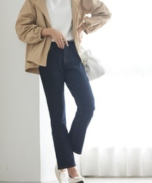 Pierrot | 大人のためのゆるテーパードデニム ゆったりフィット ゆるデニム(デニムパンツ)