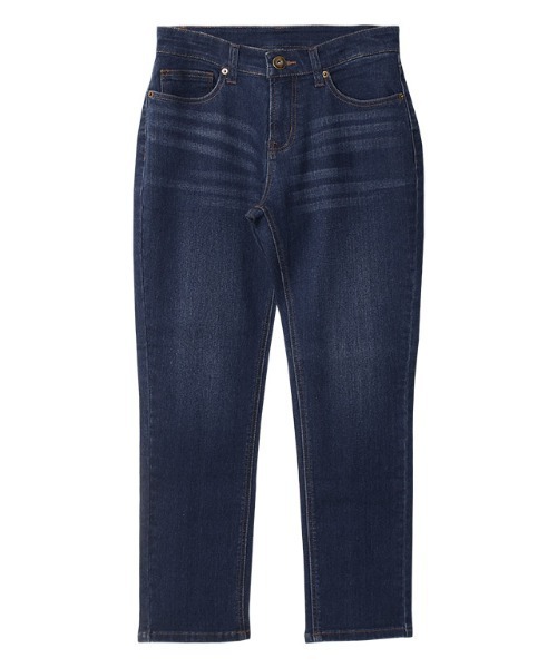 Pierrot（ピエロ）の「大人のためのゆるテーパードデニム ストレッチ（デニムパンツ・レディース・ブラック系その他/ブルー/ブルー系その他2/ブルー系その他3/ネイビー/ホワイト/サックスブルー/ブラック/ブルー系その他/ブルー系その他4/インディゴブルー/ライトブルー/グレー系その他・L/LL/S/M）」の21枚目の写真