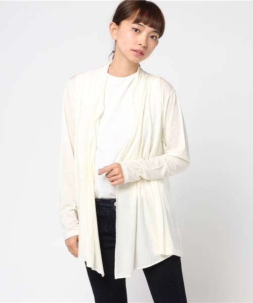 HYSTERIC GLAMOUR（ヒステリックグラマー）の「THE ORIGINAL HYS プリント カーディガン（カーディガン/ボレロ・レディース・ホワイト/レッド/ブラック・FREE）」の2枚目の写真