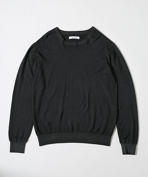 NANO universe（ナノユニバース）の「//スノー加工クルーネックニット（ニット/セーター・メンズ・ネイビー/グレー/ブラック・MEDIUM/SMALL/LARGE/X-LARGE）」の8枚目の写真