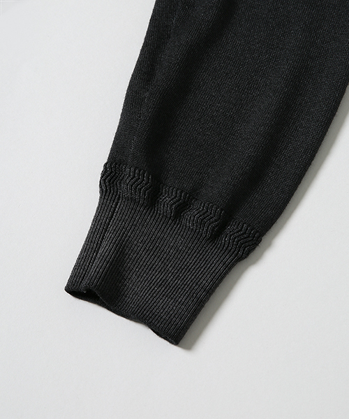 NANO universe（ナノユニバース）の「//スノー加工クルーネックニット（ニット/セーター・メンズ・ネイビー/グレー/ブラック・MEDIUM/SMALL/LARGE/X-LARGE）」の10枚目の写真