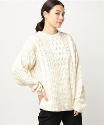 PUNYUS | ローゲージケーブルニット(ニット/セーター)