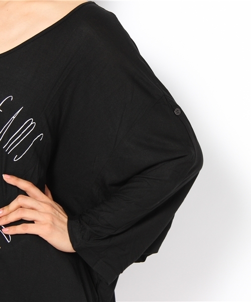 SLY LANG（スライラング）の「LoseドルマンTS（Tシャツ/カットソー・レディース・ワインレッド/ホワイト/ブラック・FREE）」の7枚目の写真