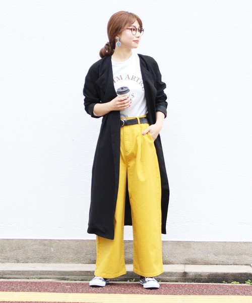 reca（レカ）の「ロングトレンチコート【2018 S/S】（トレンチコート・レディース・ブラック/グレー系その他/ベージュ/ネイビー・M）」の2枚目の写真