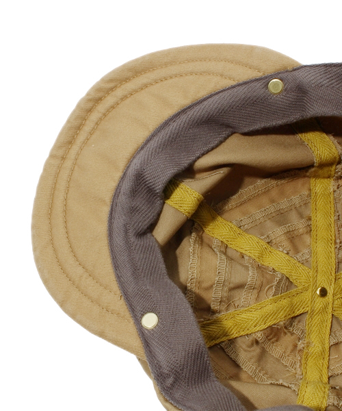 BEAMS BOY（ビームスボーイ）の「△decho / クリケット キャップ（キャップ・レディース・ベージュ/ネイビー・ONE SIZE）」の8枚目の写真