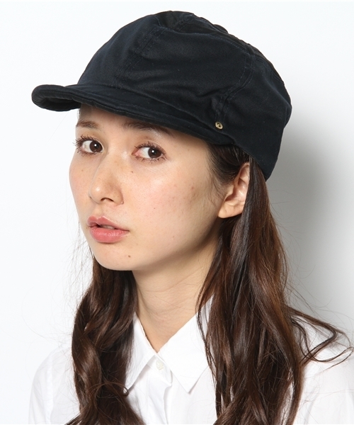 BEAMS BOY（ビームスボーイ）の「△decho / クリケット キャップ（キャップ・レディース・ベージュ/ネイビー・ONE SIZE）」の9枚目の写真