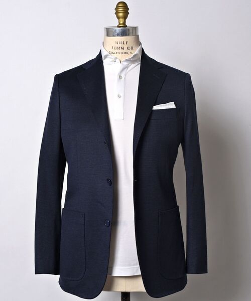 セール Sd ジャージー ラミー ソリッド ジャケット ネイビー テーラードジャケット Ships シップス のファッション通販 Zozotown