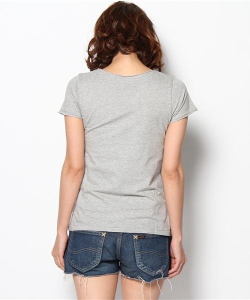 FREDY&GLOSTER（フレディアンドグロスター）の「ちびポケットTシャツ（Tシャツ/カットソー・レディース・ホワイト/ブラック/グレー・36/38）」の6枚目の写真