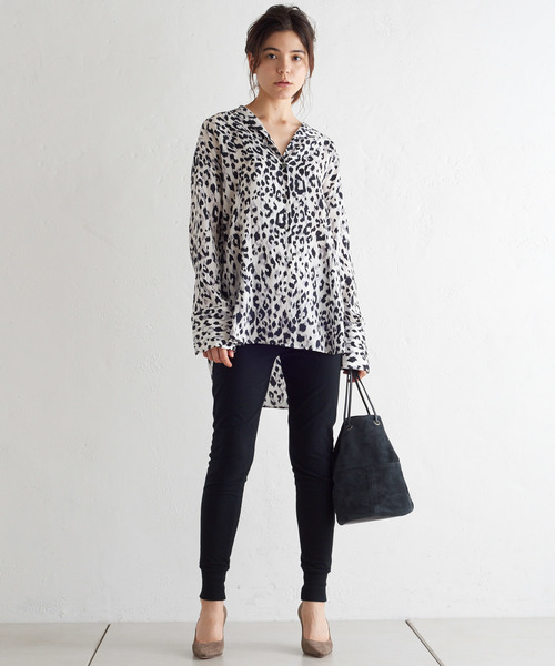 marco masi（マルコマージ）の「MARCO MASI/スエード巾着（トートバッグ・レディース・カーキ/ダークグレー・ﾌﾘ-）」の3枚目の写真