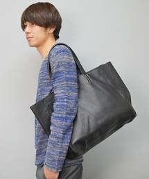 SHIPS JET BLUE | 【販売禁止】JB: イタリアンレザートート/SIDE■(トートバッグ)