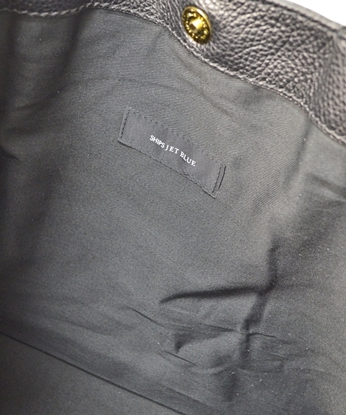 SHIPS JET BLUE（シップスジェットブルー）の「☆☆JB: イタリアンレザートート/SIDE■（トートバッグ・メンズ・ブラック系その他/ブラウン系その他/ブルー系その他・FREE）」の14枚目の写真
