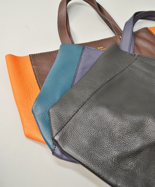 SHIPS JET BLUE（シップスジェットブルー）の「☆☆JB: イタリアンレザートート/SIDE■（トートバッグ・メンズ・ブラック系その他/ブラウン系その他/ブルー系その他・FREE）」の16枚目の写真