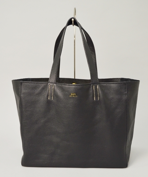 SHIPS JET BLUE（シップスジェットブルー）の「☆☆JB: イタリアンレザートート/SIDE■（トートバッグ・メンズ・ブラック系その他/ブラウン系その他/ブルー系その他・FREE）」の4枚目の写真