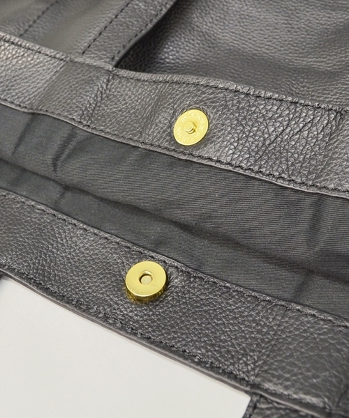 SHIPS JET BLUE（シップスジェットブルー）の「☆☆JB: イタリアンレザートート/SIDE■（トートバッグ・メンズ・ブラック系その他/ブラウン系その他/ブルー系その他・FREE）」の12枚目の写真