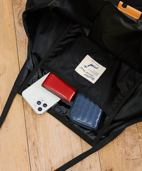 Butler Verner Sails（バトラーヴァーナーセイルス）の「Butler Verner Sails / バトラーバーナーセイルズ / Lip Nylon Balloon Big Tote リップナイロンバルーンビッグトートバッグ / JA-2250（トートバッグ・メンズ・ブラック/ブルー/グリーン/カーキ/ベージュ・FREE）」の19枚目の写真