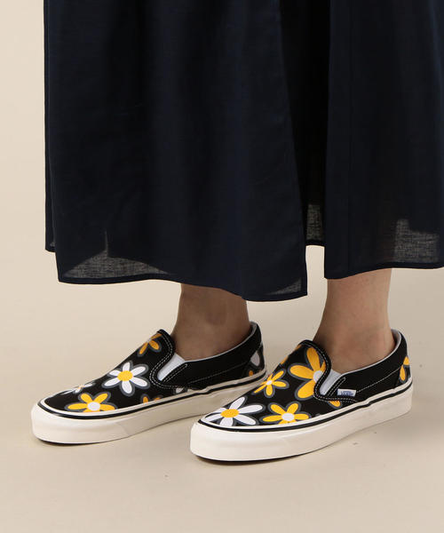 90s USA製 VANS バンズ フラワー スリッポン 28cm 90s USA製 VANS バンズ フラワー スリッポン 28cm