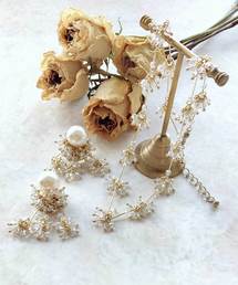 Cupid Heart | 【Cupid Heart】結婚式アクセサリー ミニクリアタッセルネックレス(ネックレス)