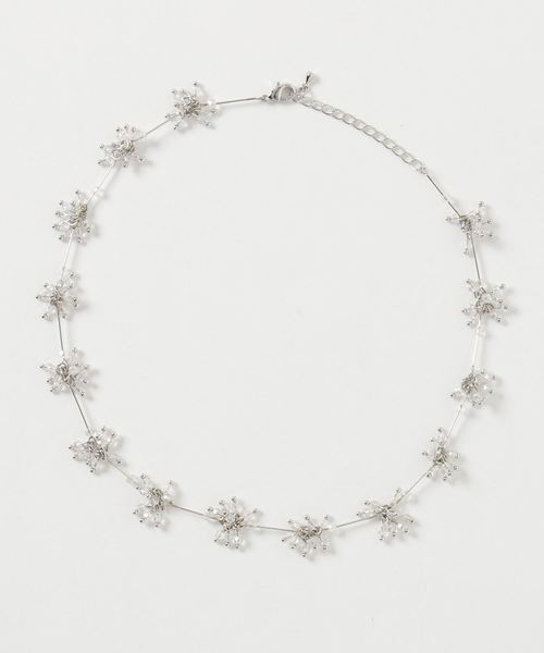 Cupid Heart（キューピッドハート）の「【Cupid Heart】結婚式アクセサリー ミニクリアタッセルネックレス（ネックレス・レディース・シルバー/ゴールド・MEDIUM）」の6枚目の写真