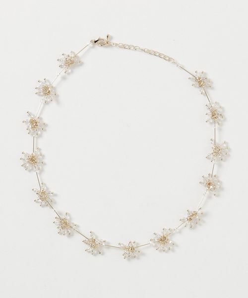 Cupid Heart（キューピッドハート）の「【Cupid Heart】結婚式アクセサリー ミニクリアタッセルネックレス（ネックレス・レディース・シルバー/ゴールド・MEDIUM）」の5枚目の写真