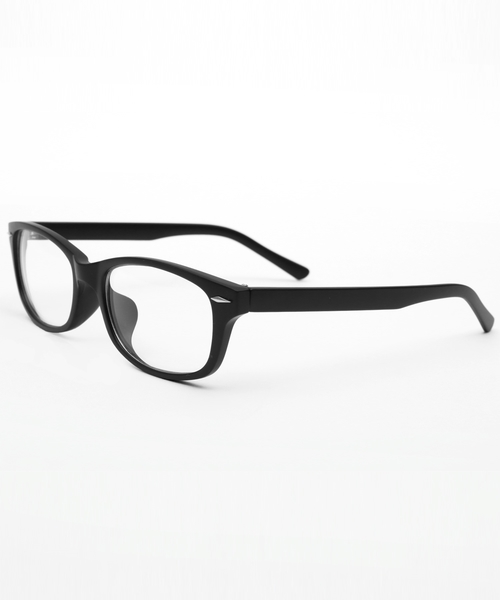 ８(eight)（エイト）の「ウェリントン サングラス 伊達メガネ 専用ケース付き（サングラス・メンズ・ライトブルー/オリーブ/クリア/マスタード/ブラック系その他/ブラウン系その他/ブラック系その他2/ブラック系その他3・FREE）」の2枚目の写真