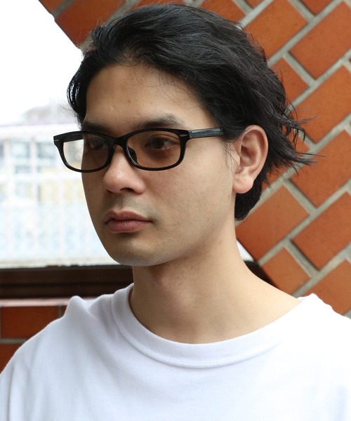 ８(eight)（エイト）の「ウェリントン サングラス 伊達メガネ 専用ケース付き（サングラス・メンズ・ライトブルー/オリーブ/クリア/マスタード/ブラック系その他/ブラウン系その他/ブラック系その他2/ブラック系その他3・FREE）」の11枚目の写真