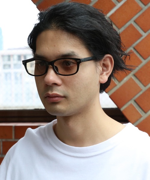 ８(eight)（エイト）の「ウェリントン サングラス 伊達メガネ 専用ケース付き（サングラス・メンズ・ライトブルー/オリーブ/クリア/マスタード/ブラック系その他/ブラウン系その他/ブラック系その他2/ブラック系その他3・FREE）」の12枚目の写真