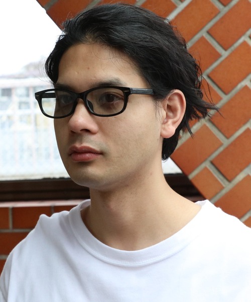 ８(eight)（エイト）の「ウェリントン サングラス 伊達メガネ 専用ケース付き（サングラス・メンズ・ライトブルー/オリーブ/クリア/マスタード/ブラック系その他/ブラウン系その他/ブラック系その他2/ブラック系その他3・FREE）」の9枚目の写真