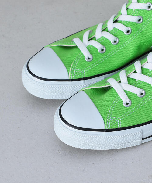 AURALEE（オーラリー）の「＜AURALEE × CONVERSE × BY＞ ALLSTAR HI/スニーカー.（スニーカー・メンズ・ライム/ピンク・7/7h/10h/11h/9/8h/9h/8）」の7枚目の写真