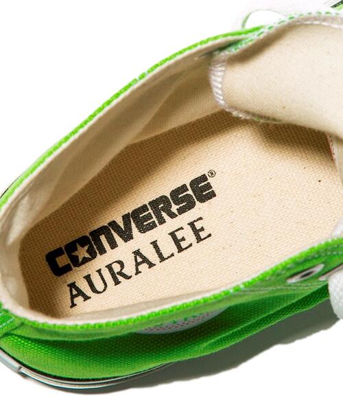 AURALEE（オーラリー）の「＜AURALEE × CONVERSE × BY＞ ALLSTAR HI/スニーカー.（スニーカー・メンズ・ライム/ピンク・7/7h/10h/11h/9/8h/9h/8）」の10枚目の写真