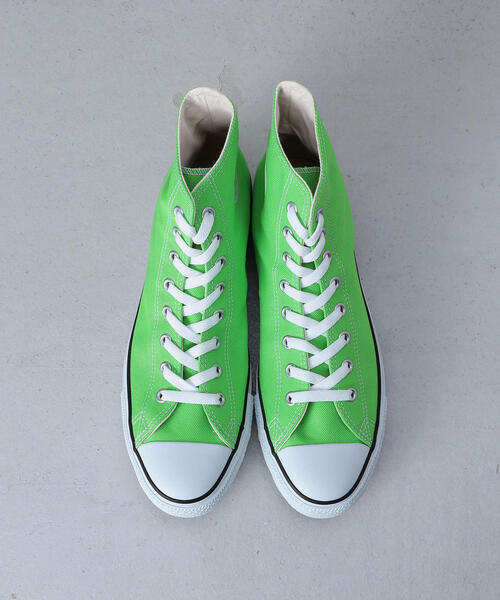 AURALEE(オーラリー)の「<AURALEE × CONVERSE × BY> ALLSTAR HI/スニーカー. ◆(スニーカー・メンズ・ライム/ピンク・8h/10h/7h/8/7/9h/9/11h)」の14枚目の写真
