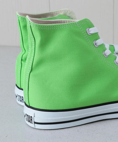 AURALEE(オーラリー)の「<AURALEE × CONVERSE × BY> ALLSTAR HI/スニーカー. ◆(スニーカー・メンズ・ライム/ピンク・8h/10h/7h/8/7/9h/9/11h)」の10枚目の写真