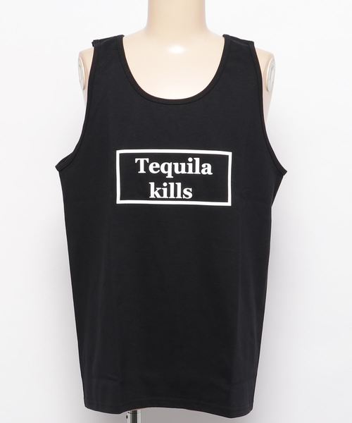 Homeyland(ホーミーランド)の「Tequila kills TANKTOP タンクトップ(タンクトップ・メンズ・ホワイト/ブラック/オレンジ・MEDIUM/LARGE)」の7枚目の写真