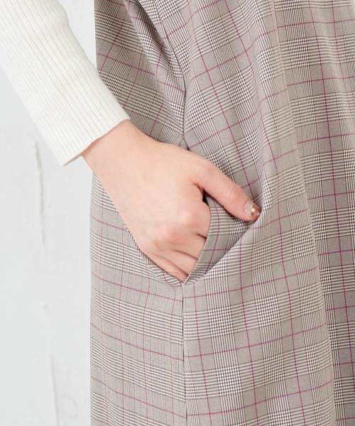 natural couture（ナチュラルクチュール）の「ちび釦付きシンプルキャミワンピ（ワンピース・レディース・ベージュ系その他/レオパード/その他・FREE）」の8枚目の写真