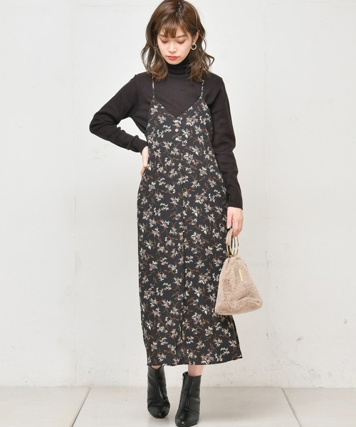 natural couture（ナチュラルクチュール）の「ちび釦付きシンプルキャミワンピ（ワンピース・レディース・ベージュ系その他/レオパード/その他・FREE）」の19枚目の写真