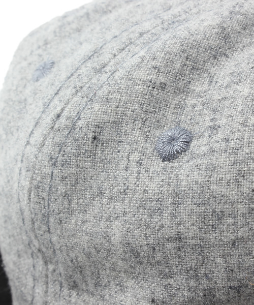 AMERICAN RAG CIE（アメリカンラグシー）の「EBBETS FIELD ウールベースボールキャップ 104-EBF-SOLID-2C（キャップ・レディース・グレー・7 3/8/7 1/2）」の6枚目の写真