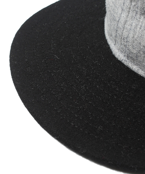 AMERICAN RAG CIE（アメリカンラグシー）の「EBBETS FIELD ウールベースボールキャップ 104-EBF-SOLID-2C（キャップ・レディース・グレー・7 3/8/7 1/2）」の7枚目の写真